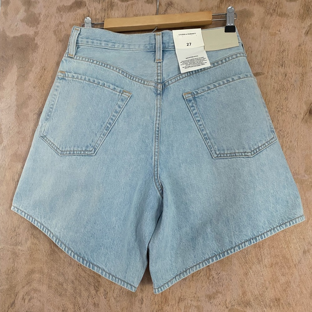 NWT Gaucho Denim Shorts 27 - Picture 4 of 7